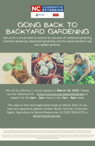 Cover photo for Going Back to Backyard Gardening