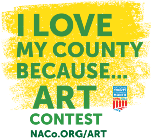 Cover photo for I Love My County Because Art Contest