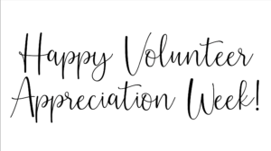 Cover photo for Volunteer Appreciation Week