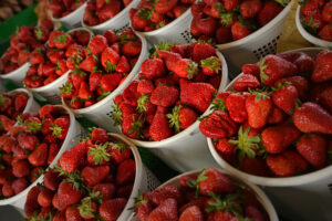 strawvberries from local market