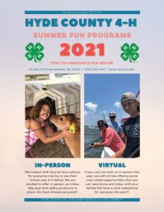 Cover photo for Hyde County 4-H Summer Fun!!!