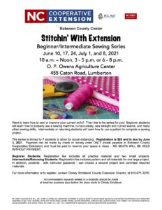 Cover photo for Stitchin’ With Extension