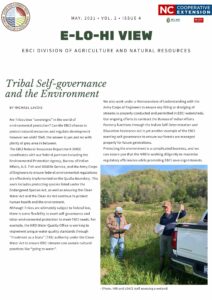 Cover photo for May 2021 EBCI Division of Agriculture and Natural Resources Newsletter