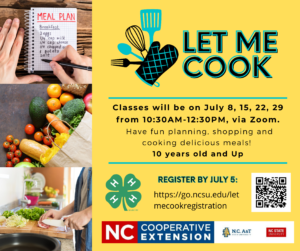 Cover photo for Let Me Cook - Cooking Camp!