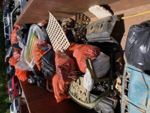 trash lake james clean up 2021