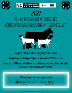 Cover photo for 2021 4-H Farm Credit Showmanship Circuit