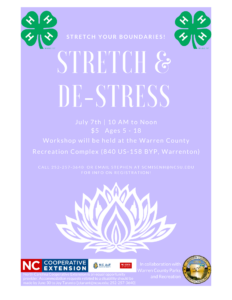Cover photo for Stretch and De-Stress