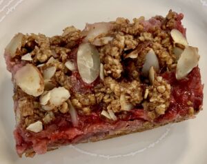 strawberry nut bars