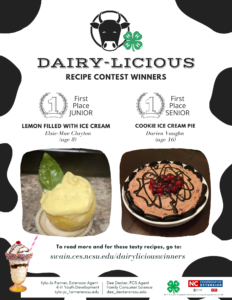 Dairylicious Recipe Contest Flyer