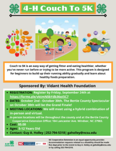 Cover photo for 4-H Couch to 5K