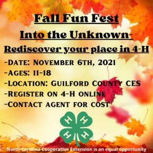 Cover photo for North Central District 4-H Fall Fest