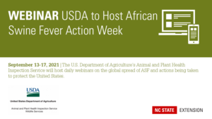 USDA ASF Action Week Banner Image