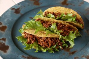 Tacos on a plate