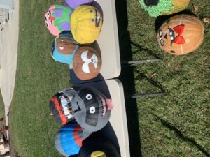 decorated pumpkins