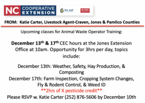 Cover photo for Animal Waste Operation Trainings (2021)