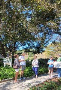 Master Gardener Volunteers and Visitors in the Garden