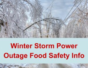Cover photo for Winter Storm Power Outage: Food Safety Info