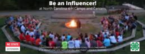 Cover photo for NC 4-H Camps 2022 Virtual Job Fair and Employment Opportunities