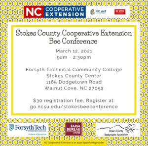 Cover photo for Stokes County Cooperative Extension Bee Conference
