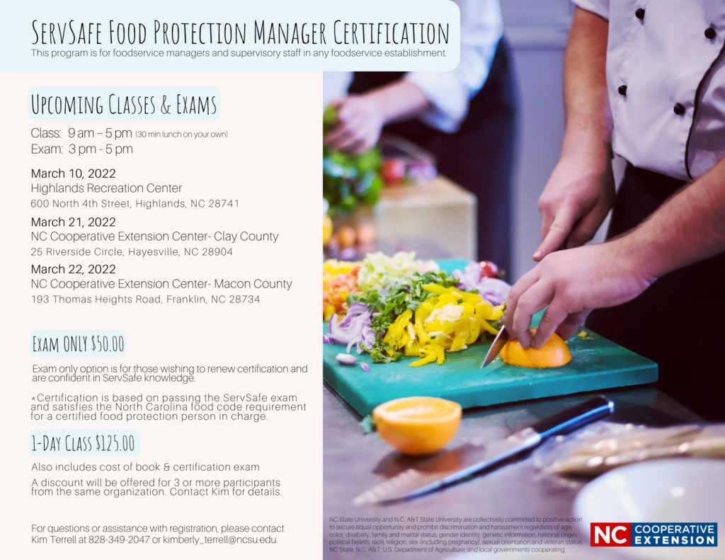 ServSafe Food Protection Manager Certification Extension Marketing