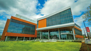Exterior view of NC State University's Plant Sciences Building in Raleigh.