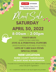 plant sale flyer