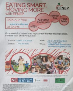 Cover photo for Eating Smart, Moving More With EFNEP