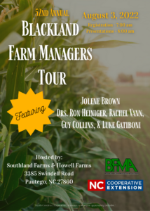 Cover photo for 52nd Annual Blackland Farm Managers Tour - August 3, 2022