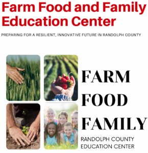 fields, hands, children, words inclue farm food and family education center randolph county