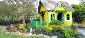 NHC Arboretum Children's Garden playhouse
