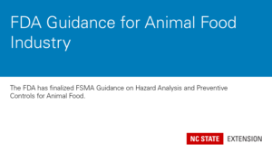 banner image. finalized guidance document from FDA