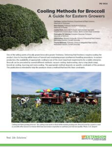 cover of new broccoli cooling bulletin