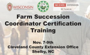 Cover photo for Register Now for the Farm Succession Coordinator Certification Training