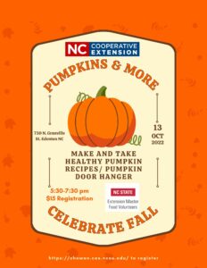 Cover photo for Pumpkins and More Class