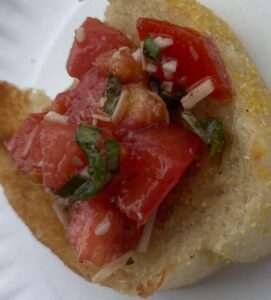 Fresh bruschetta