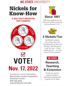 Cover photo for Buncombe County Nickels for Know-How Referendum