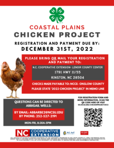 Cover photo for Coastal Plains Chicken Project 2023