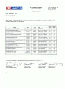 Cover photo for 2023 Wilson County Meetings