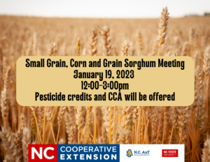 grain field with NC Cooperative logo