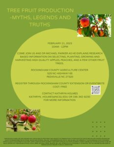 Cover photo for Tree Fruit Production - Myths, Legends and Truths