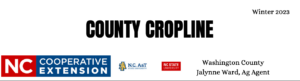 Cover photo for County CropLine Newsletter - Winter 2023