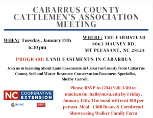 Cover photo for Cabarrus County Cattlemen's Association Meeting