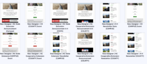 ActiveCampaign Email Designer Template Thumnails