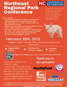 Cover photo for 2023 Northeast District Regional Pork Conference