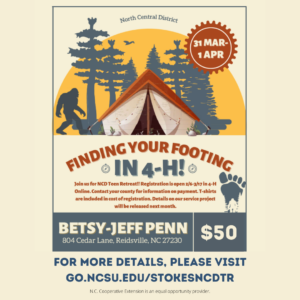 Cover photo for 2023 NCD 4-H Teen Retreat