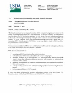 Cover photo for Surry County Farm Service Agency Committee