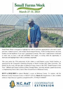 Cover photo for Small Farms Week