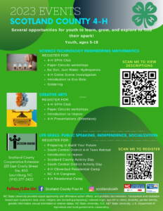 Cover photo for 2023 4-H Activities Schedule