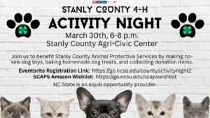Cover photo for March County Activity Night!