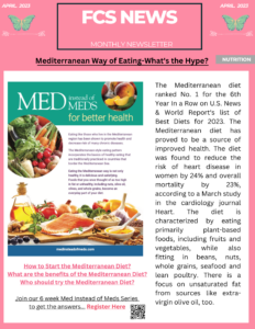 FCS News-monthly newsletter page 1